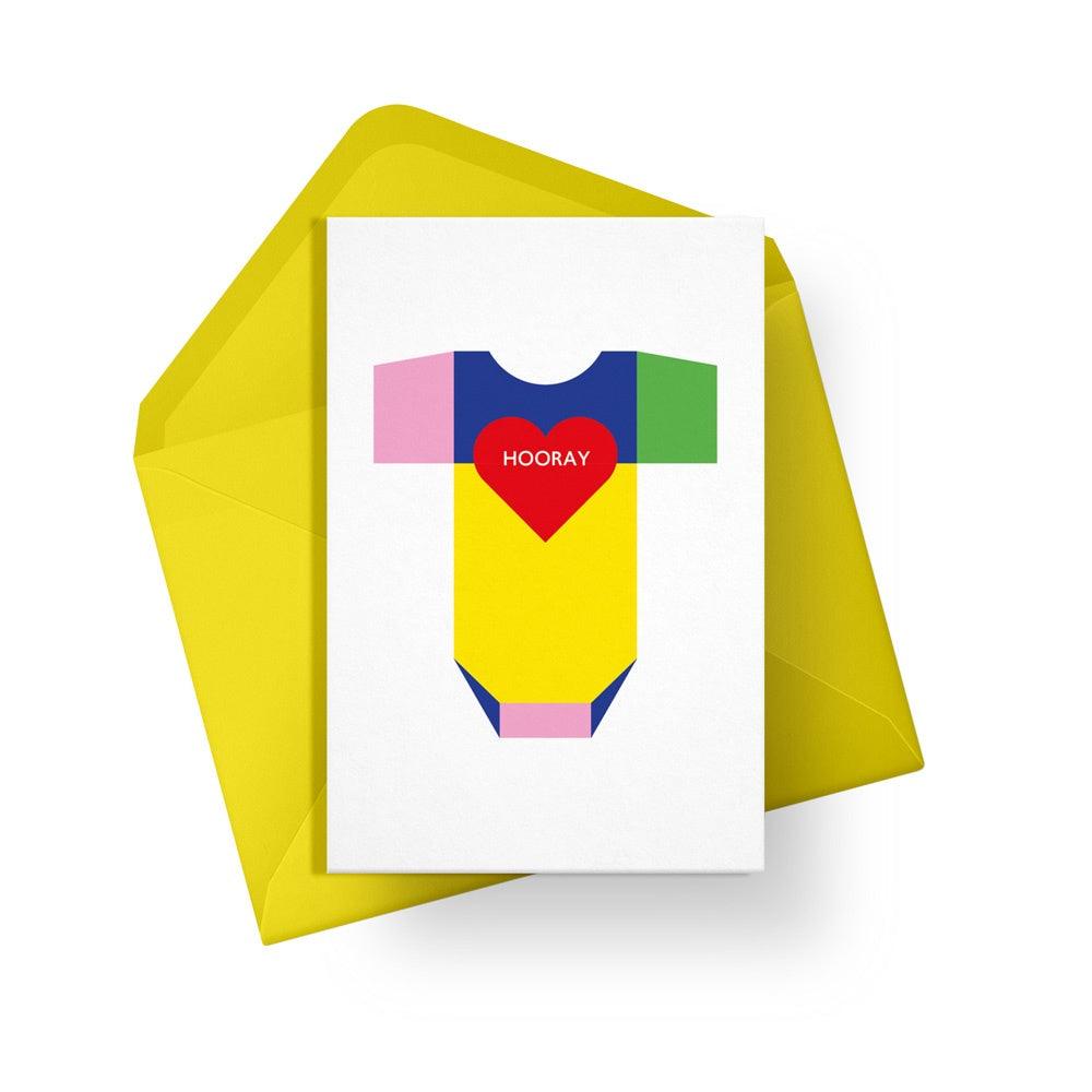 Hooray New Baby Card - Pretty Shiny Shop