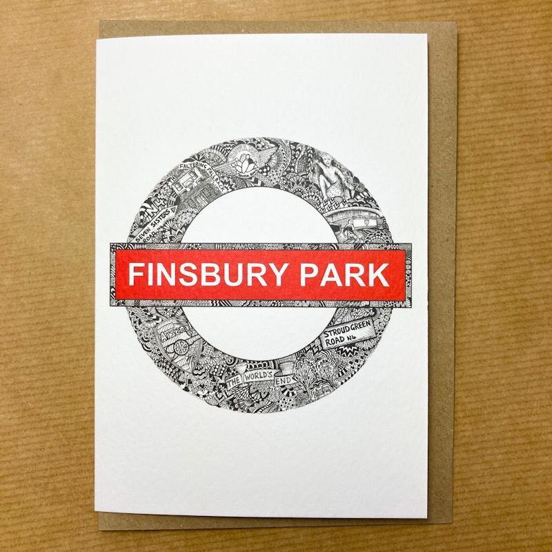 Finsbury Gentangle Card - Pretty Shiny Shop