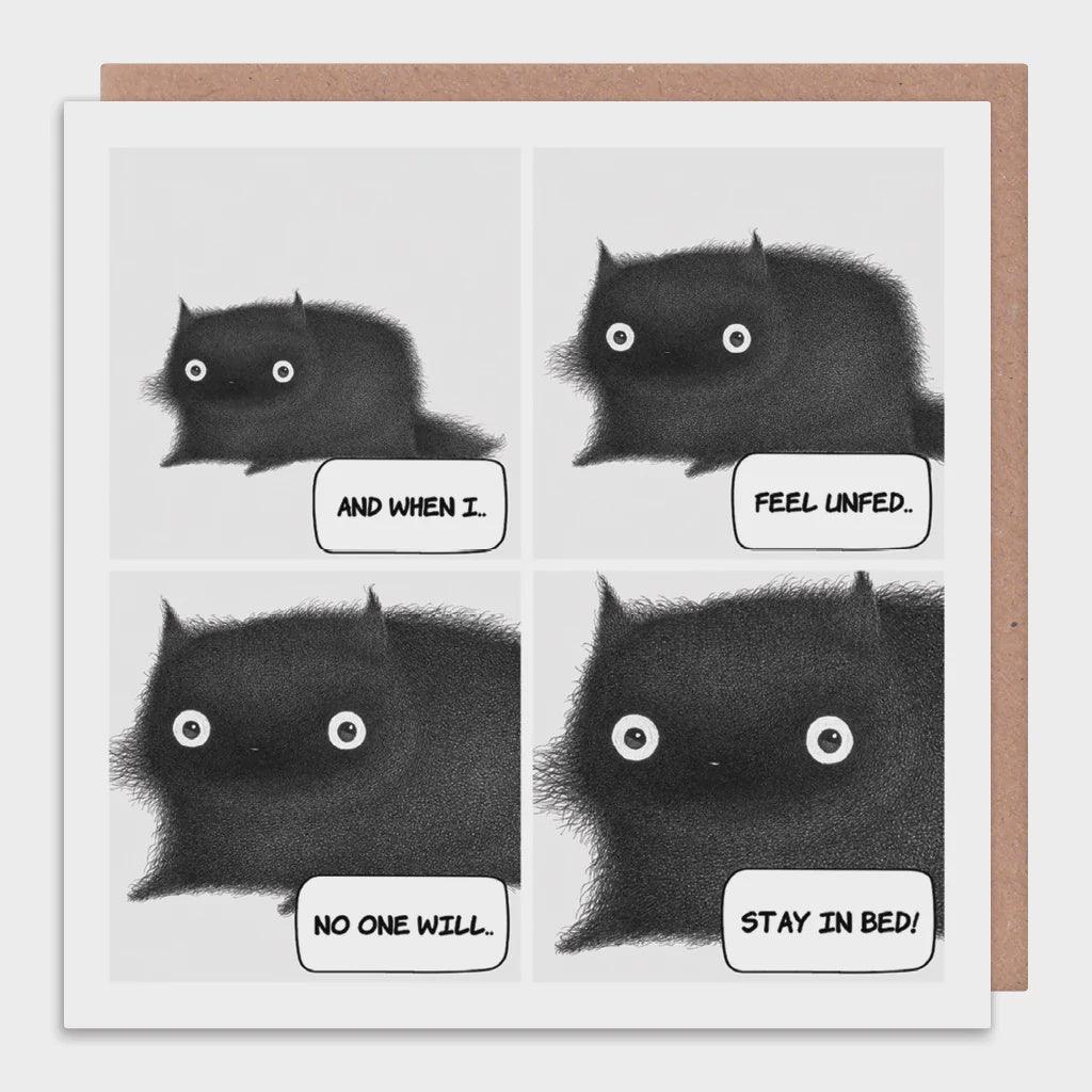 Feel Unfed Card - Pretty Shiny Shop