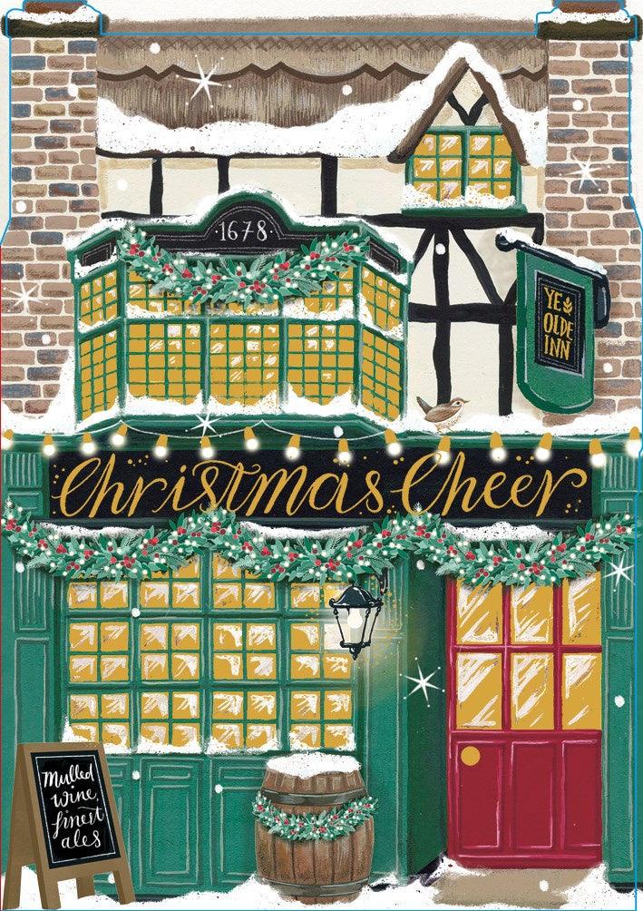 Christmas Cheer Pub Card - Pretty Shiny Shop